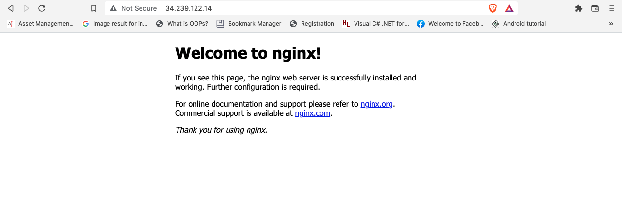Ngnix Welcome