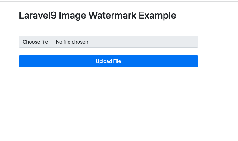 Laravel 9 Add Text Overlay Watermark on Image